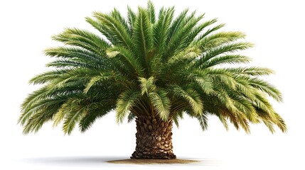 Fototapeta premium Majestic Date Palm Tree: A Symbol of Tropical Paradise
