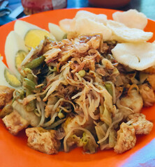 Gado-gado. traditional indonesian food.