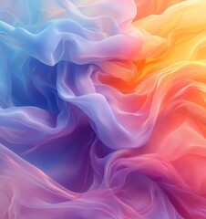 Obraz premium Modern Art Digital Background with Soft Flow, Generative AI