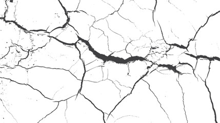 Texture soil dry crack background pattern. black and white vintage of cracked concrete scribble effect.	