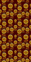seamless pattern with flowers