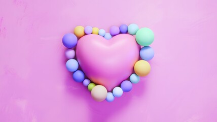 Fototapeta premium heart shaped candy