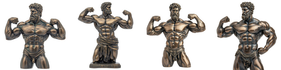 Powerful Muscular Male Bodybuilder Flexing Impressive Physique in Athletic Stance Showcasing Strength Fitness and Masculine Aesthetic