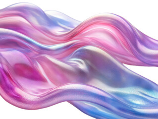 Obraz premium 3d Abstract Vibrant Liquid Wave Dancing on Dark Background Evoking Energy and Motion Transparante Background