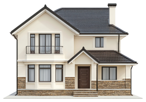 PNG Real contemporary suburb house architecture building residential.