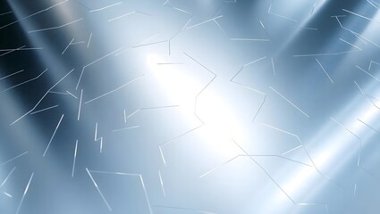 Obraz premium Futuristic High-Gloss Chrome Surface with Reflective Finish