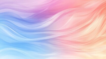 Obraz premium Abstract Pastel Waves Soft Gradient Background