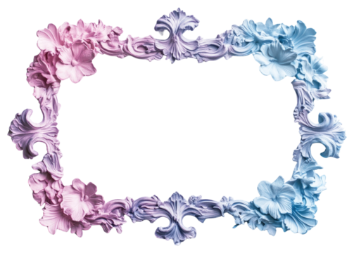 PNG Pastel color frame vintage colors decorative artistic.
