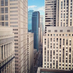 Obraz premium city skyscrapers