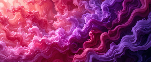 Fototapeta premium Vibrant Swirling Colors with Wavy Textures, Showcasing Fluid Artistry in a Dynamic Abstract Composition