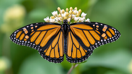 Richly detailed close up of butterfly flower, showcasing vibrant colors and intricate patterns