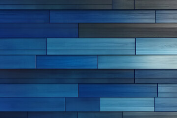 Blue Hues Plank Texture: Abstract background image of various shades of blue horizontal planks.  Perfect for design projects seeking a modern, sophisticated aesthetic. 