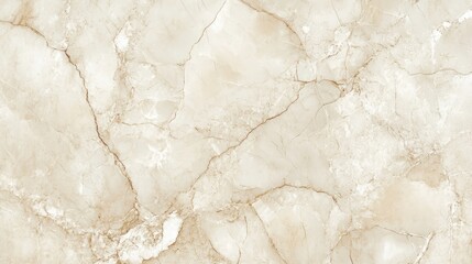 Fototapeta premium Elegant natural marble stone texture with soft beige tones and intricate veining for sophisticated design backgrounds.