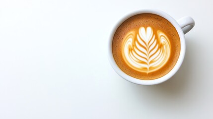 Cup of Coffee Isolated White Background