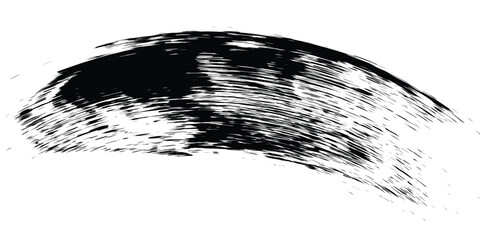 Brush touch material, ink splash, handwritten texture, texture material, rough lines, ink lines, Japanese style, Asian taste