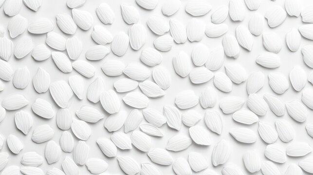 White rice grains texture creating a seamless background pattern ideal for culinary and food-related designs or illustrations.