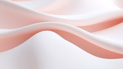 Fototapeta premium Soft Flowing Fabric Textures for Elegant Backgrounds and Design Projects with Subtle Pastel Hues