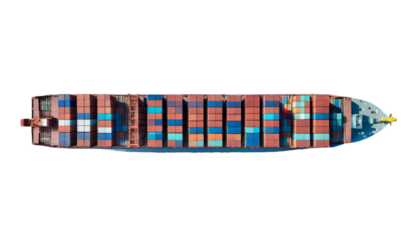 container cargo aerial view ship sea vessel harbor export seaport port international trade maritime import freight logistic shipping transportation