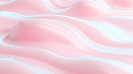 Obraz premium Soft Pink Fluid Surface with Gentle Waves and Smooth Texture Ideal for Abstract Backgrounds and Design Projects