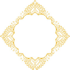 Beautiful flower art and mandala vector design