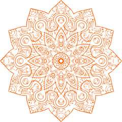 Beautiful flower art and mandala vector design