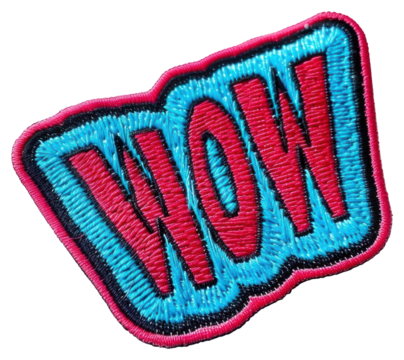 PNG WOW accessories embroidered accessory.