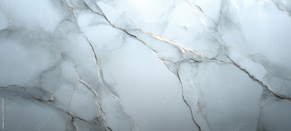 Poster Sleek White Marble Texture for Modern Background and Display with Soft Lighting and Minimalist Design