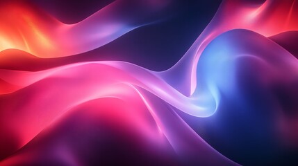 Obraz premium Abstract shapes from mist hints of hidden realms wallpaper