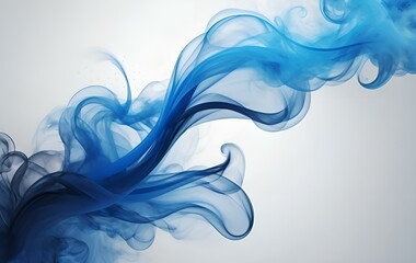 Blue background image, space, curves, light, texture