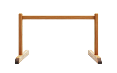 Hurdle on transparent or white background