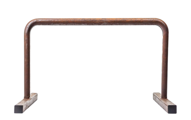 Hurdle on transparent or white background