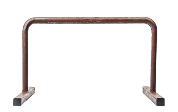 Hurdle on transparent or white background