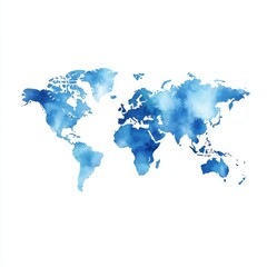 Watercolor World Map: A Global Artistic Vision