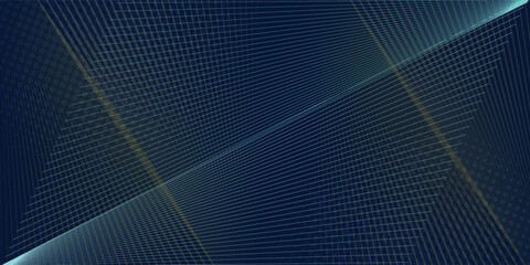 blue and gold background metal pattern line style