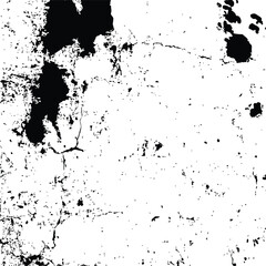 Black and White Abstract Grunge Texture background Vector