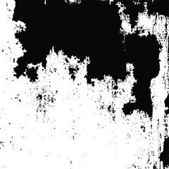 Black and White Abstract Grunge Texture background Vector