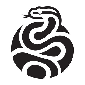 2d python logo with white background