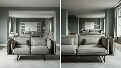 interior of living room 3d render