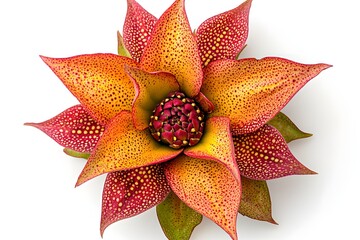 Vibrant Flower Petals Display Exquisite Spots