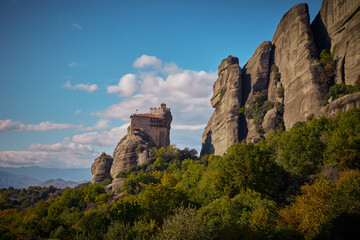 Saint Nicholas Anapafsas Monastery in Meteora, Greece