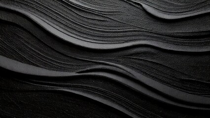 Fototapeta premium しわしわの和紙の背景素材 ブラック 古びた紙 レトロ 正月 ひな祭り 七五三 和風 パターン AI生成素材