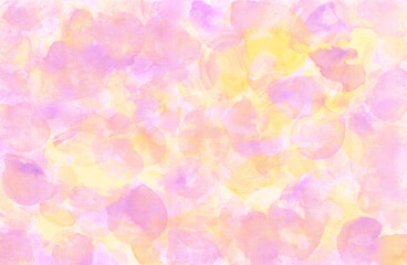 ピンクのカラフルな水彩テクスチャ背景イラスト素材