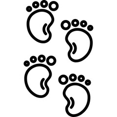 Obraz premium Foot Icon