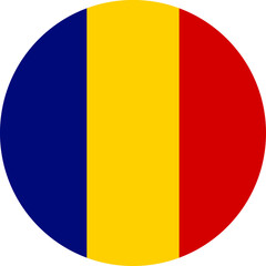 Fototapeta premium Chad flag illustrator national of vector