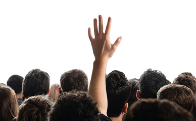 PNG Crowd people person hand participation.