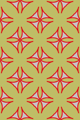 Abstract vector background with seamless geometric pattern of simple shapes. Stylish vector texture