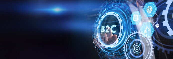 B2C Business to customer marketing strategy.