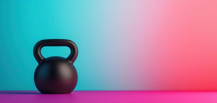 fitness and exercise strength training. Smart kettlebells, automatically adjusting resistance and tracking performance through an app