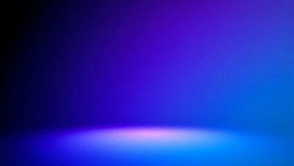Obraz premium Vibrant dark blue abstract gradient with soft glowing effect, futuristic and seamless digital background for creative projects