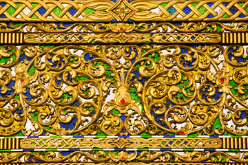 Thailand Temple Ornate Motif